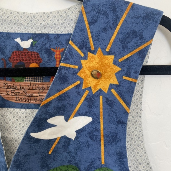 Noah's Ark Religious Christian Jesus Animal Sea Ocean Bible God Godly Vest Top - Picture 7 of 8